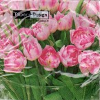Luncheon Paper Napkin Pink Tulip Time 