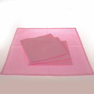 Cloth Napkin Pink Cotton Fabric